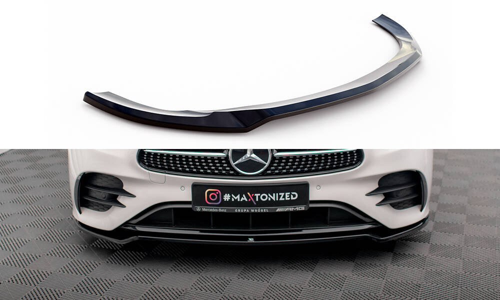 MAXTON DESIGN FRONT SPLITTER V.1 MERCEDES-BENZ E-CLASS W213 COUPE (C238) / CABRIOLET (A238) AMG-LINE / 53 AMG