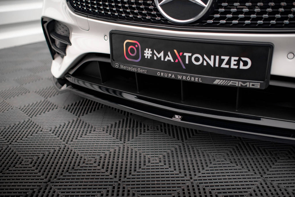 MAXTON DESIGN FRONT SPLITTER V.1 MERCEDES-BENZ E-CLASS W213 COUPE (C238) / CABRIOLET (A238) AMG-LINE / 53 AMG