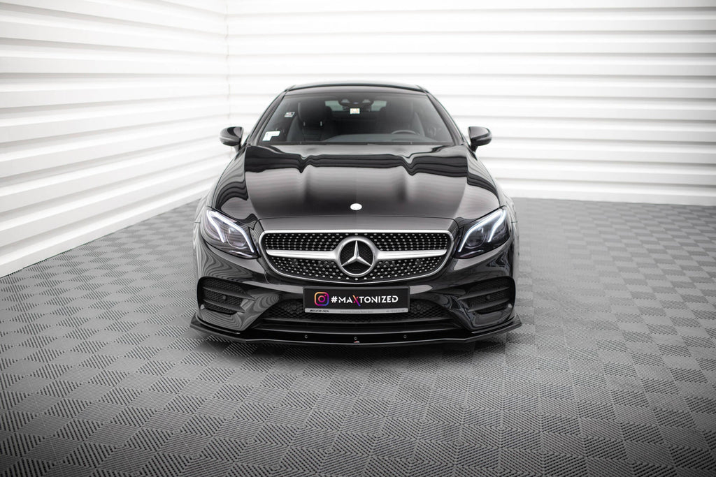 MAXTON DESIGN FRONT SPLITTER V.1 MERCEDES-BENZ E-CLASS W213 COUPE (C238) AMG-LINE / CABRIOLET (A238) AMG-LINE / 53 AMG
