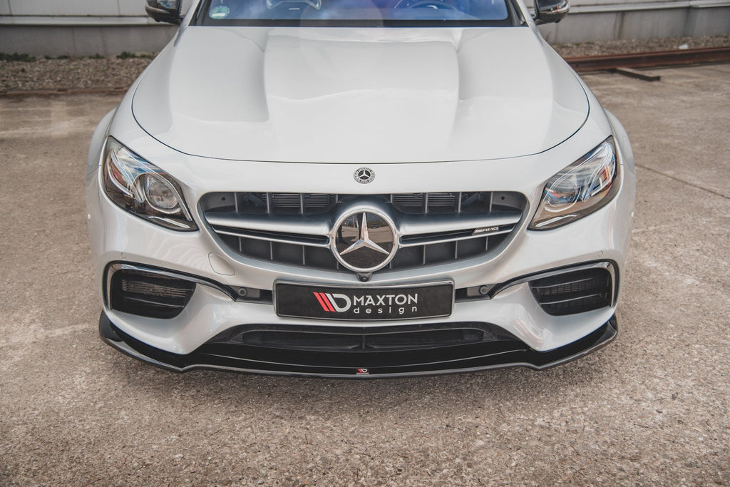 MAXTON DESIGN FRONT SPLITTER V.1 MERCEDES-BENZ E63 AMG ESTATE/SEDAN S213/W213