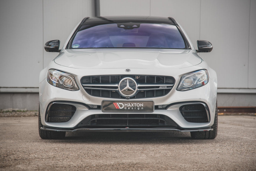 MAXTON DESIGN FRONT SPLITTER V.1 MERCEDES-BENZ E63 AMG ESTATE/SEDAN S213/W213