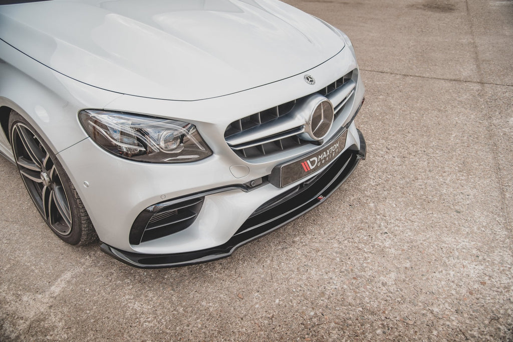 MAXTON DESIGN FRONT SPLITTER V.1 MERCEDES-BENZ E63 AMG ESTATE/SEDAN S213/W213