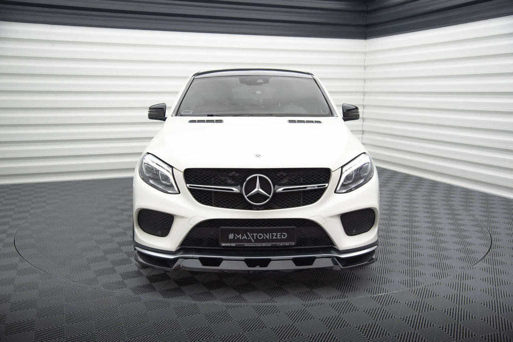 MAXTON DESIGN FRONT SPLITTER V.1 MERCEDES-BENZ GLE COUPE 43 AMG / AMG-LINE C292