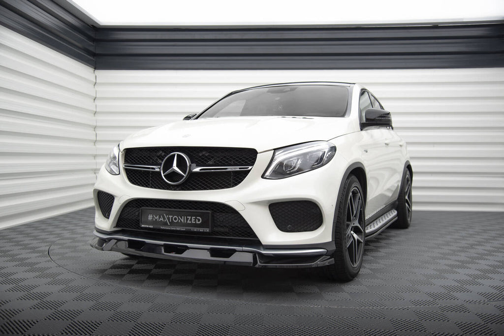 MAXTON DESIGN FRONT SPLITTER V.1 MERCEDES-BENZ GLE COUPE 43 AMG / AMG-LINE C292