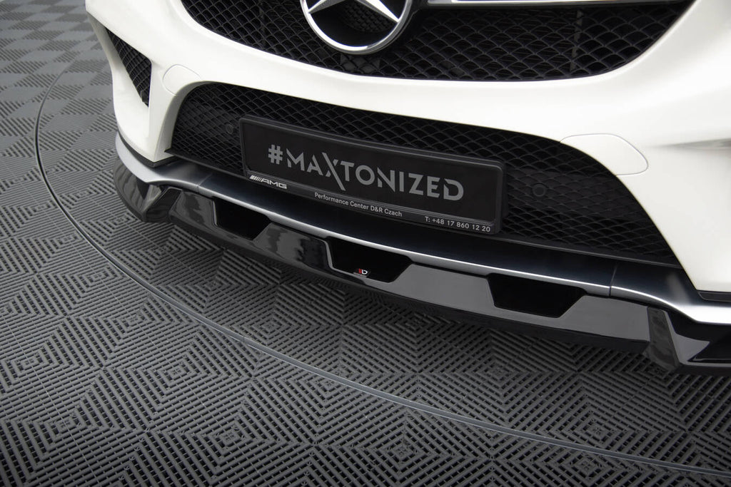 MAXTON DESIGN FRONT SPLITTER V.1 MERCEDES-BENZ GLE COUPE 43 AMG / AMG-LINE C292