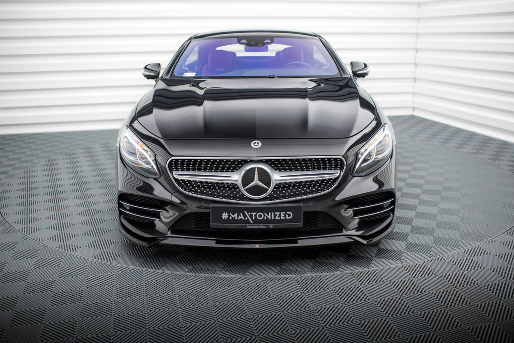 MAXTON DESIGN Front Splitter V.1 Mercedes-Benz S Coupe AMG-Line C217 Facelift