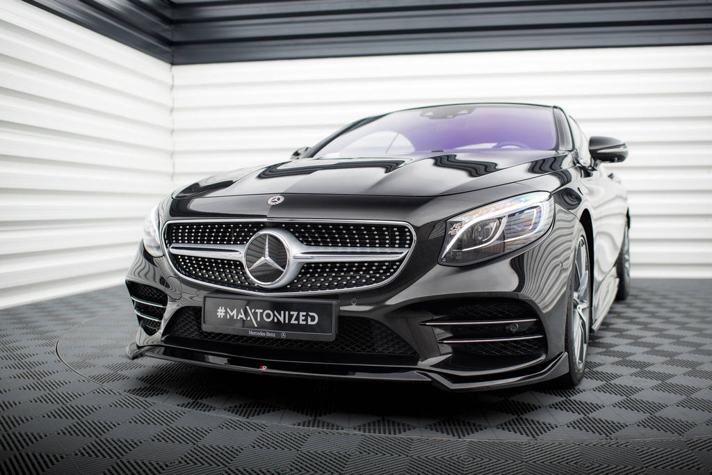 MAXTON DESIGN Front Splitter V.1 Mercedes-Benz S Coupe AMG-Line C217 Facelift