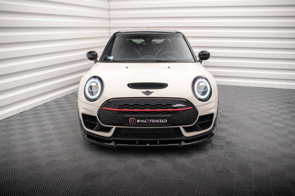 MAXTON DESIGN FRONT SPLITTER V.1 MINI COOPER CLUBMAN JOHN COOPER WORKS F54 FACELIFT