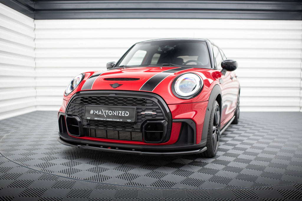 MAXTON DESIGN FRONT SPLITTER V.1 MINI COOPER S JOHN COOPER WORKS F56 FACELIFT