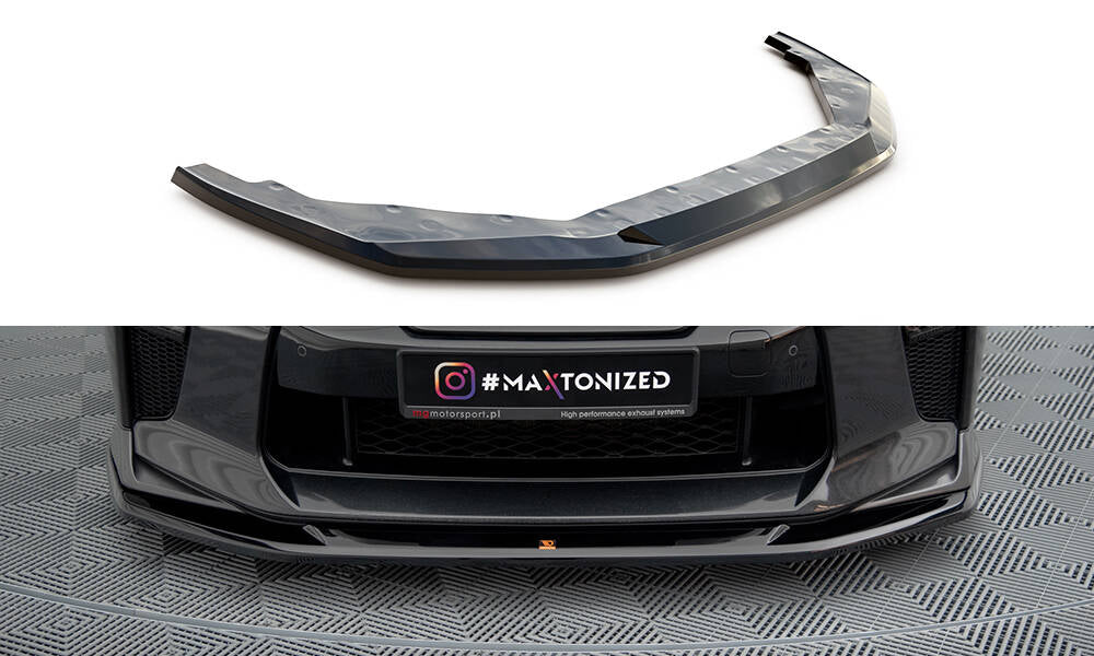 MAXTON DESIGN FRONT SPLITTER V.1 NISSAN GTR R35 FACELIFT