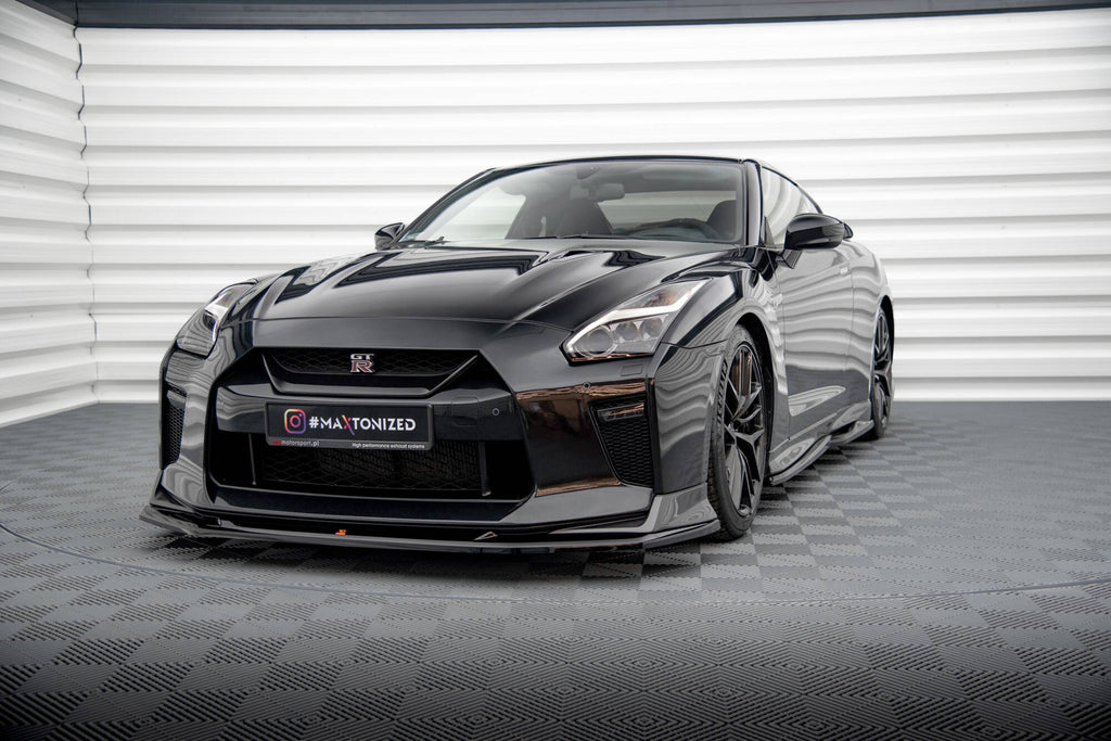 MAXTON DESIGN FRONT SPLITTER V.1 NISSAN GTR R35 FACELIFT