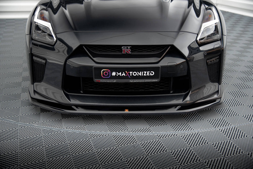 MAXTON DESIGN FRONT SPLITTER V.1 NISSAN GTR R35 FACELIFT