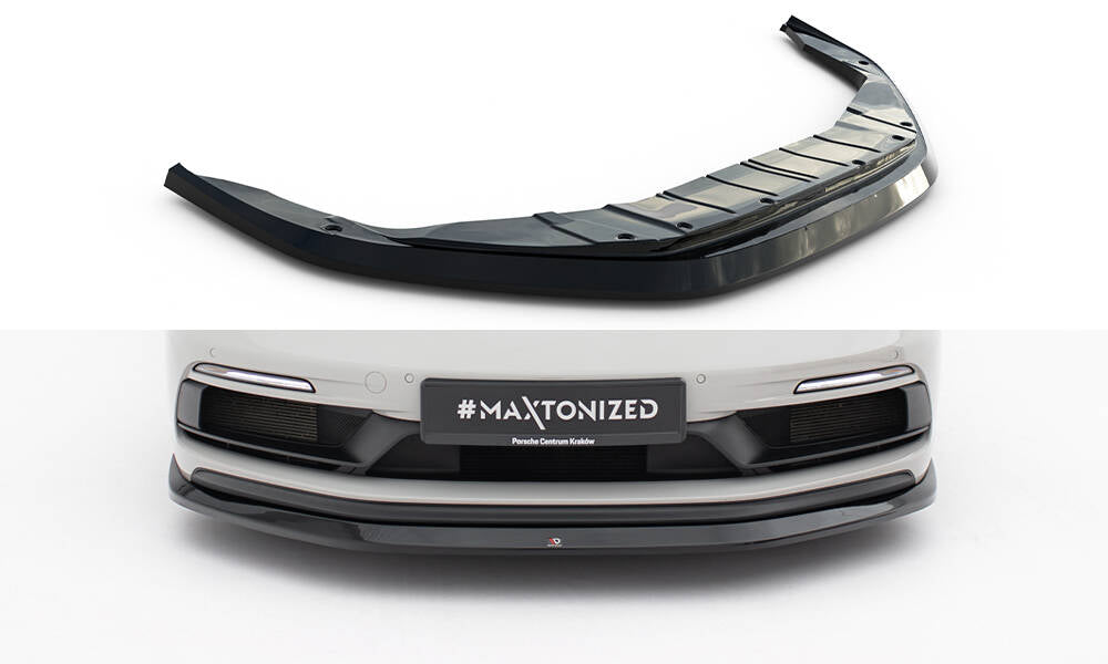 MAXTON DESIGN Front Splitter V.1 Porsche 718 Cayman GTS 982c