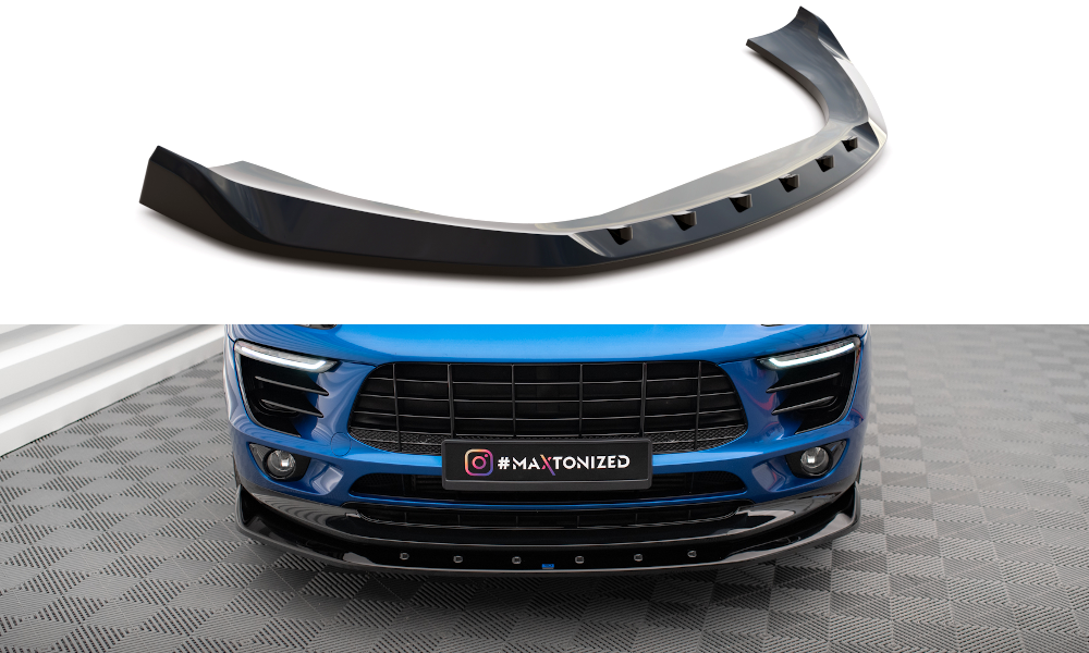 MAXTON DESIGN FRONT SPLITTER V.1 PORSCHE MACAN MK1