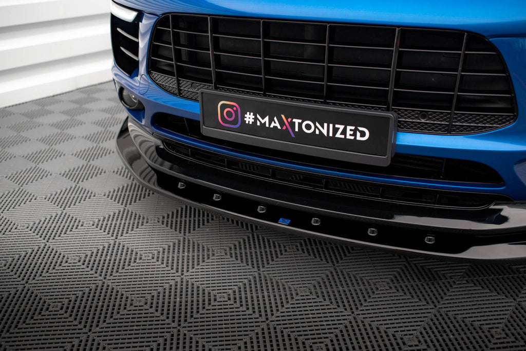 MAXTON DESIGN FRONT SPLITTER V.1 PORSCHE MACAN MK1