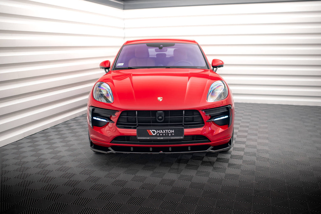 MAXTON DESIGN FRONT SPLITTER V.1 PORSCHE MACAN MK1 FACELIFT