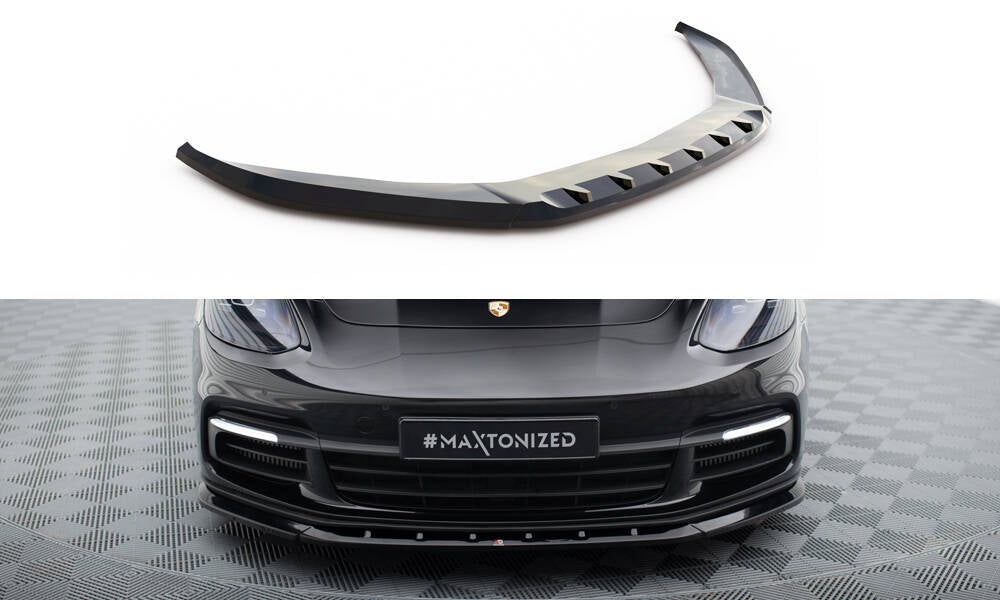 MAXTON DESIGN FRONT SPLITTER V.1 PORSCHE PANAMERA E-HYBRID 971