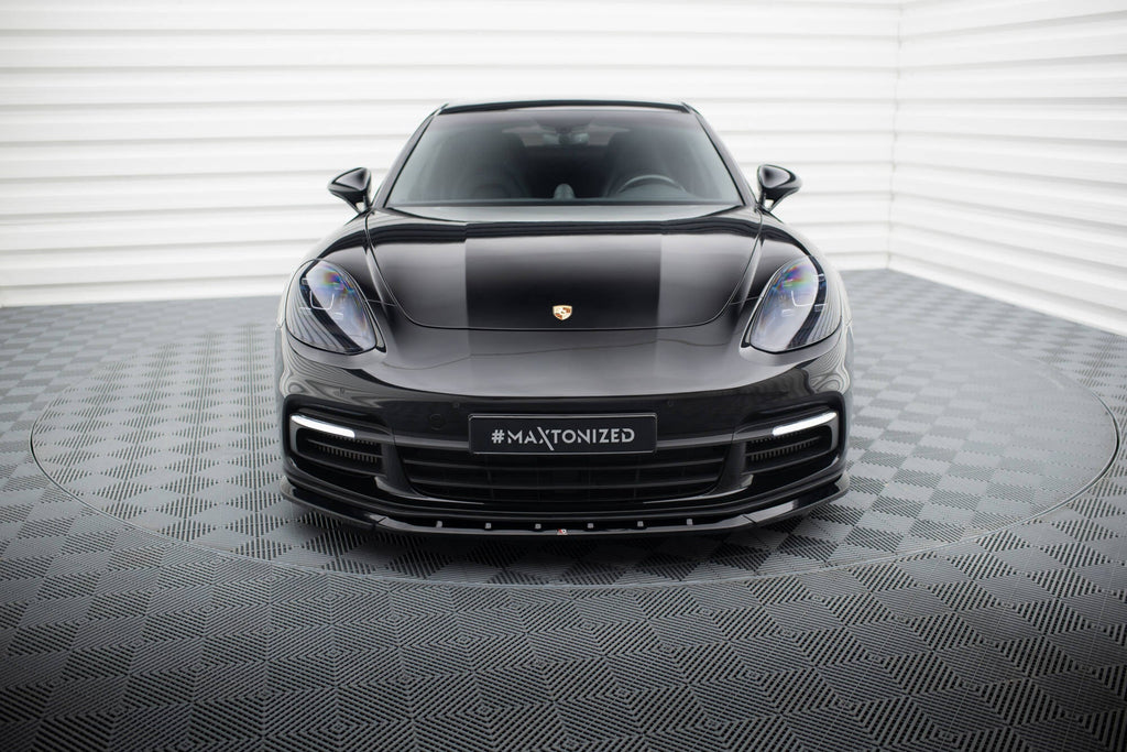 MAXTON DESIGN FRONT SPLITTER V.1 PORSCHE PANAMERA E-HYBRID 971