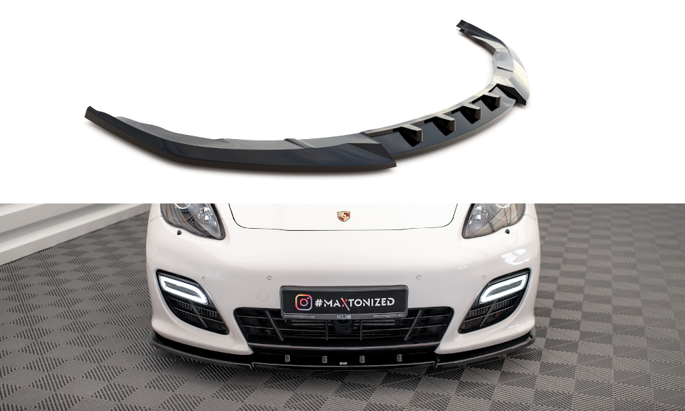 MAXTON DESIGN FRONT SPLITTER V.1 PORSCHE PANAMERA TURBO 970