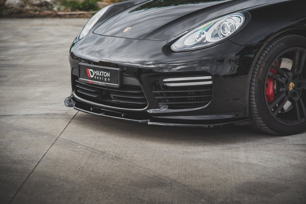 MAXTON DESIGN FRONT SPLITTER V.1 PORSCHE PANAMERA TURBO 970 FACELIFT