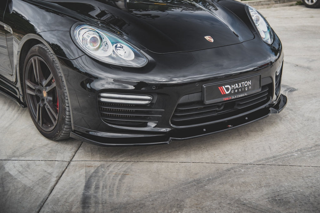 MAXTON DESIGN FRONT SPLITTER V.1 PORSCHE PANAMERA TURBO 970 FACELIFT