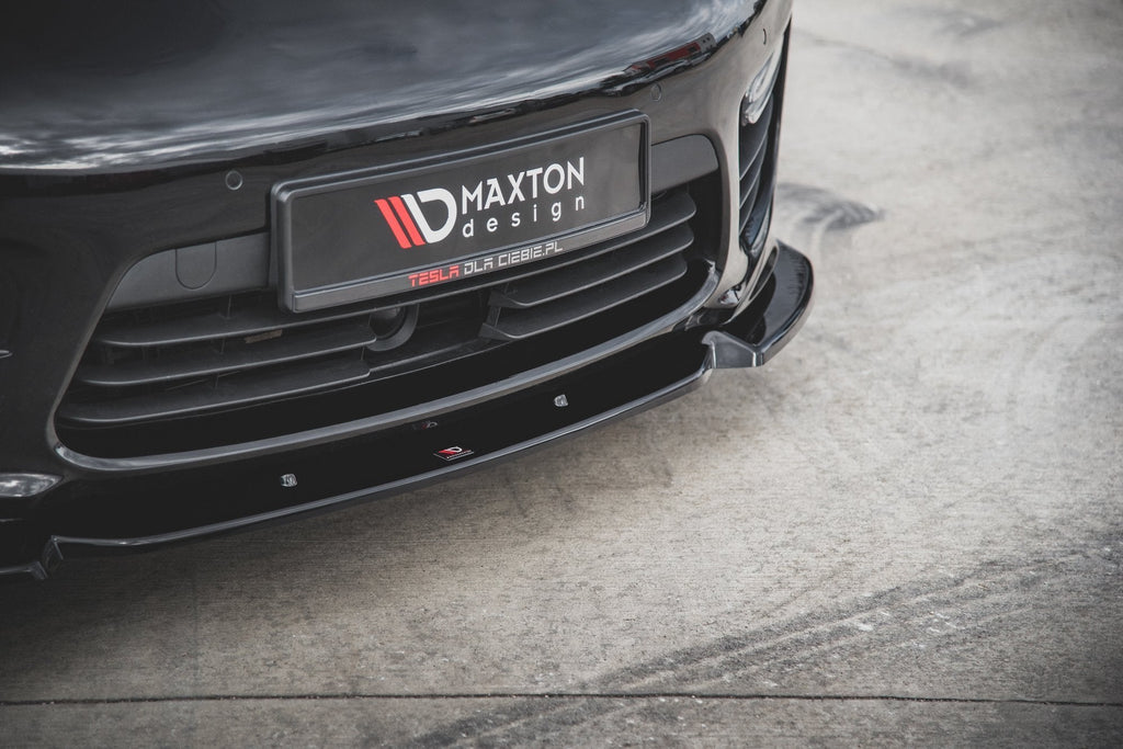 MAXTON DESIGN FRONT SPLITTER V.1 PORSCHE PANAMERA TURBO 970 FACELIFT