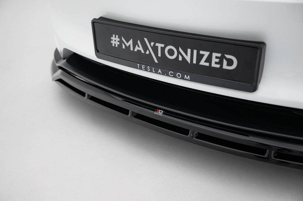 MAXTON DESIGN Front Splitter V.1 Tesla Model 3 Performance Mk1 Facelift