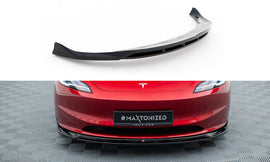 MAXTON DESIGN FRONT SPLITTER V.1 TESLA MODEL 3 PROJECT HIGHLAND (FACELIFT)