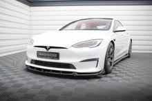 Load image into Gallery viewer, MAXTON DESIGN FRONT SPLITTER V.1 TESLA MODEL S PLAID MK1 FACELIFT