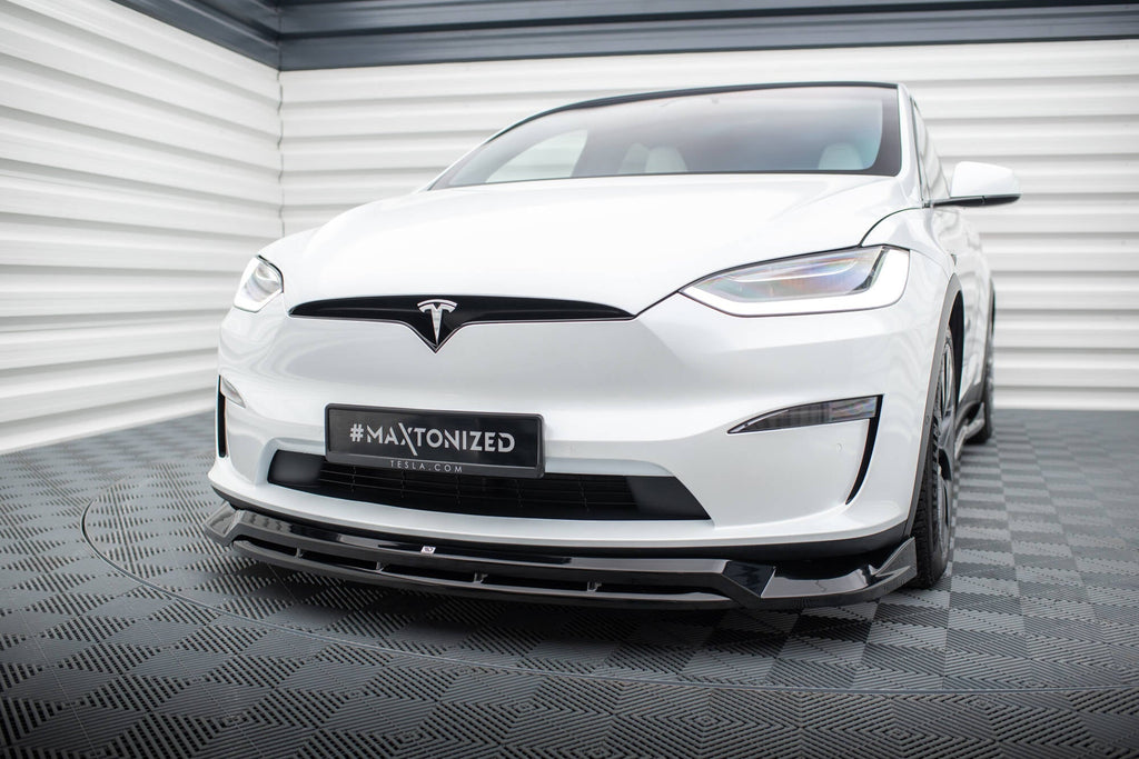 MAXTON DESIGN FRONT SPLITTER V.1 TESLA MODEL X MK1 FACELIFT