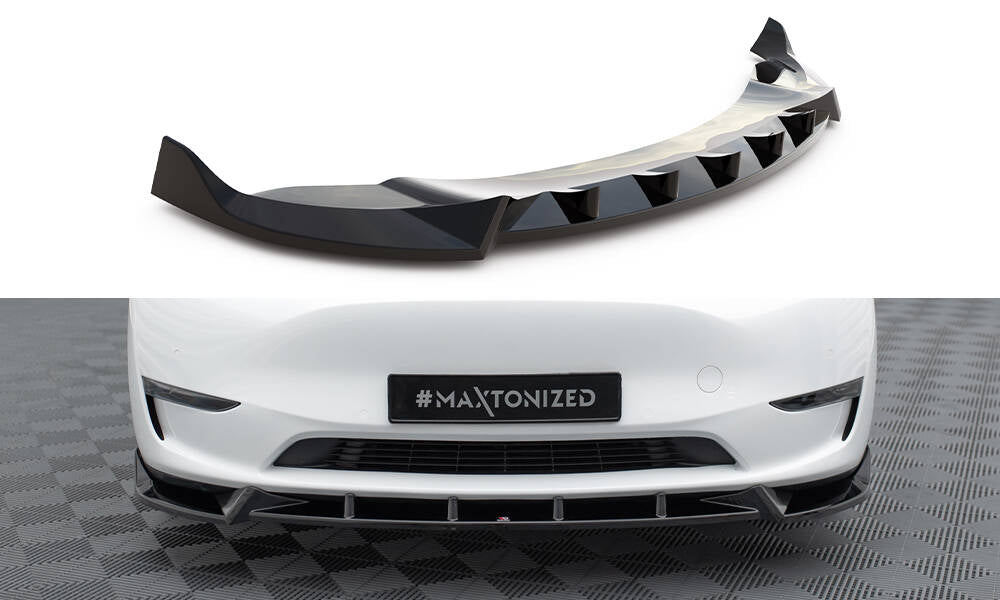 MAXTON DESIGN FRONT SPLITTER V.1 TESLA MODEL Y