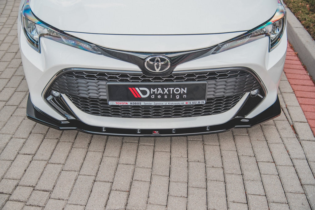 MAXTON DESIGN FRONT SPLITTER V.1 TOYOTA COROLLA HATCHBACK MK12