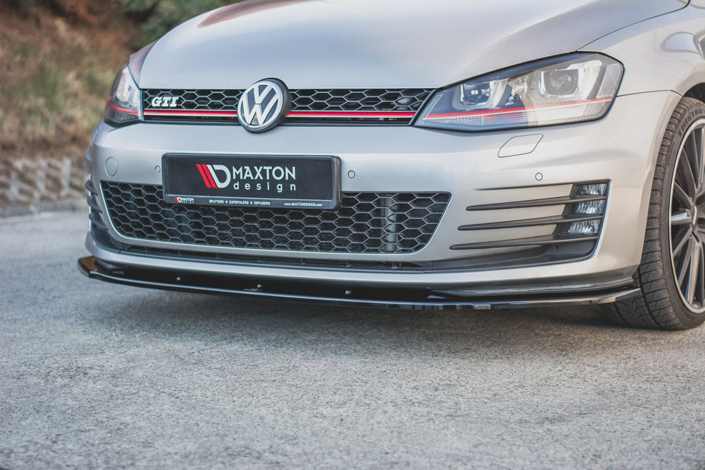 MAXTON DESIGN FRONT SPLITTER V.1 VW GOLF 7 GTI