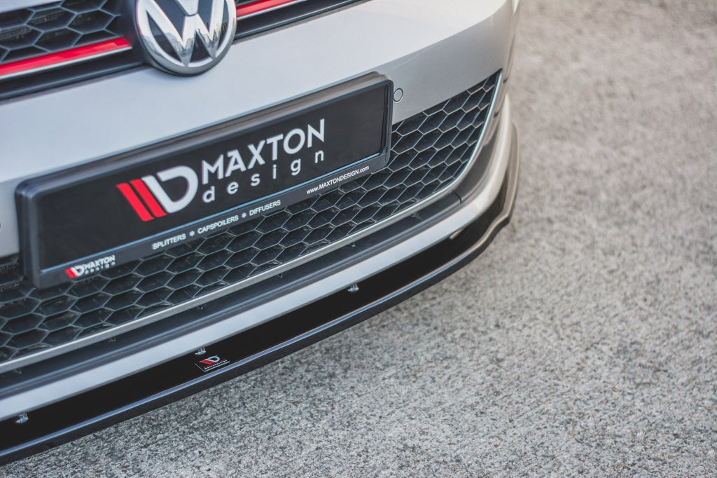 MAXTON DESIGN FRONT SPLITTER V.1 VW GOLF 7 GTI