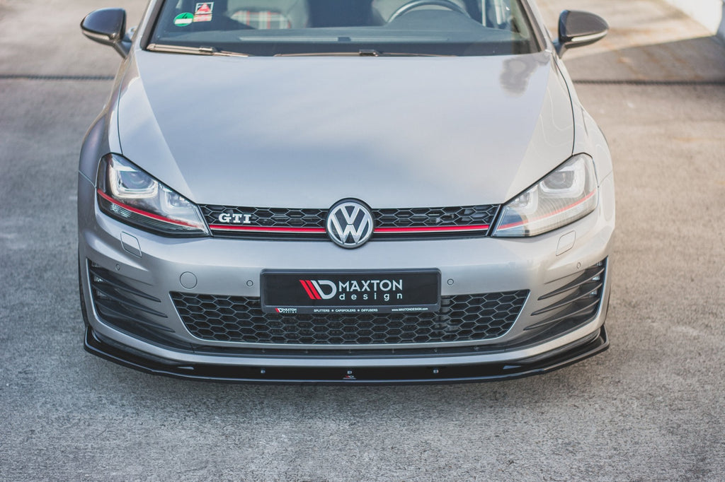 MAXTON DESIGN FRONT SPLITTER V.1 VW GOLF 7 GTI