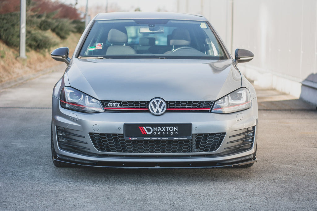 MAXTON DESIGN FRONT SPLITTER V.1 VW GOLF 7 GTI