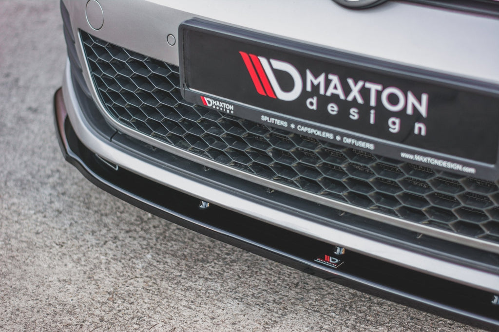 MAXTON DESIGN FRONT SPLITTER V.1 VW GOLF 7 GTI