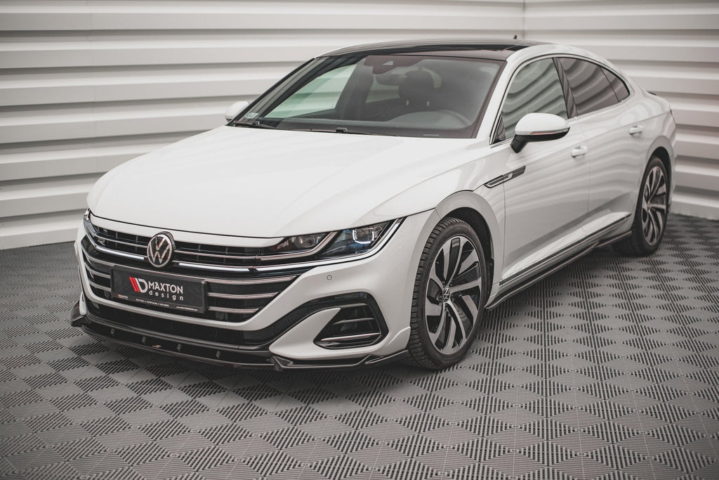 MAXTON DESIGN FRONT SPLITTER V.1 VOLKSWAGEN ARTEON R-LINE FACELIFT