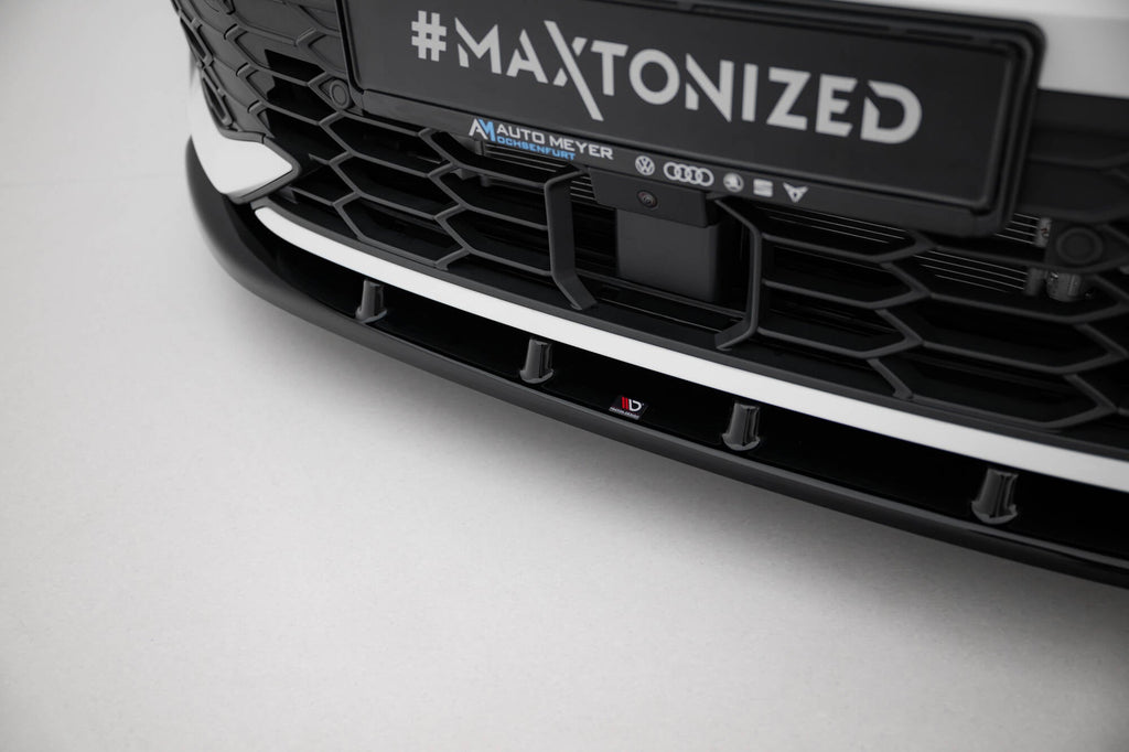 MAXTON DESIGN Front Splitter V.1 Volkswagen Golf GTI / GTE / R-Line Mk8 Facelift