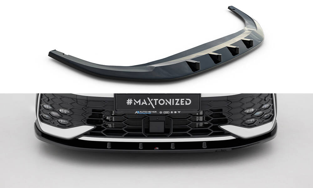 MAXTON DESIGN Front Splitter V.1 Volkswagen Golf GTI / GTE / R-Line Mk8 Facelift