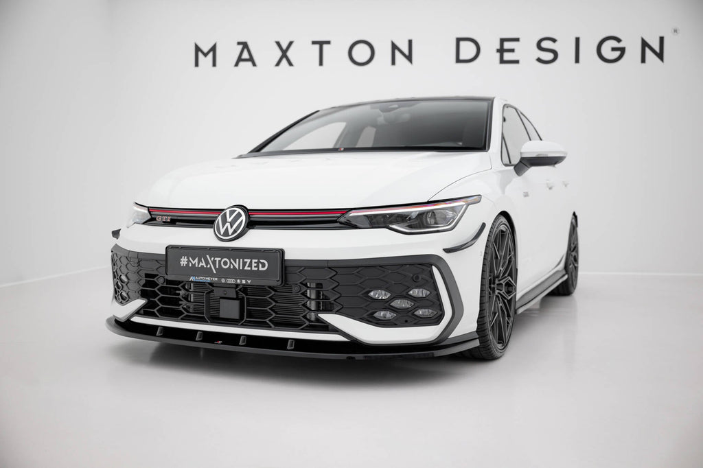 MAXTON DESIGN Front Splitter V.1 Volkswagen Golf GTI / GTE / R-Line Mk8 Facelift