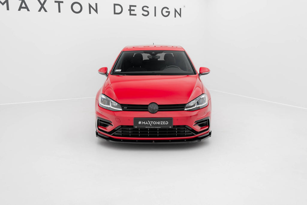 MAXTON DESIGN FRONT SPLITTER V.1 VW GOLF VII R (FACELIFT)