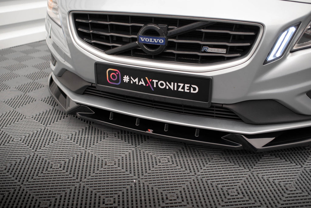 MAXTON DESIGN FRONT SPLITTER V.1 VOLVO S60 R-DESIGN MK2