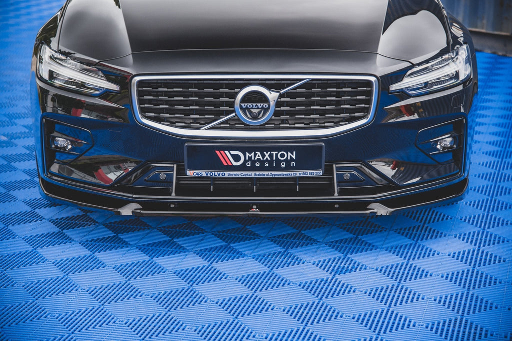 MAXTON DESIGN FRONT SPLITTER V.1 VOLVO S60 R-DESIGN MK3