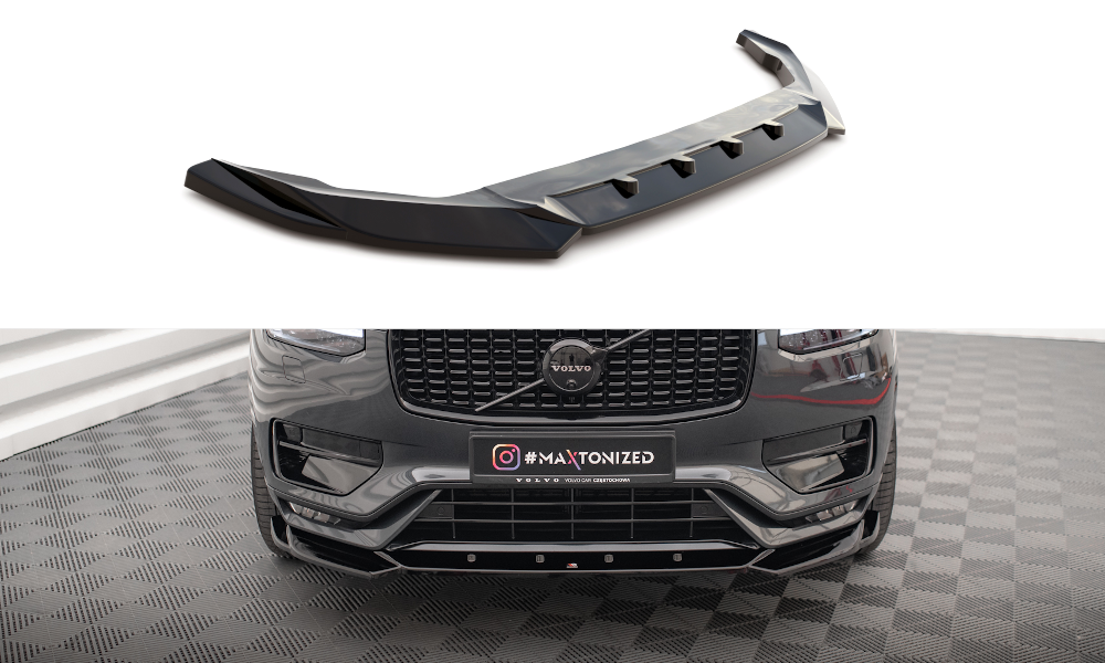 MAXTON DESIGN FRONT SPLITTER V.1 VOLVO XC90 R-DESIGN MK2 FACELIFT