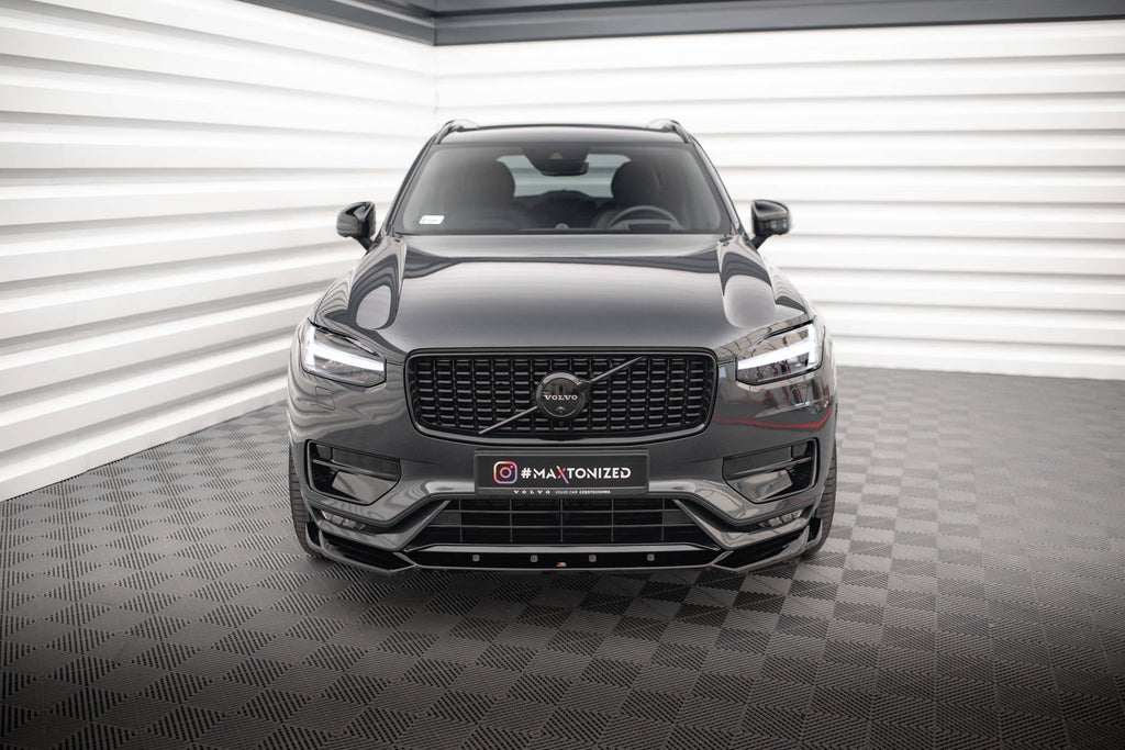 MAXTON DESIGN FRONT SPLITTER V.1 VOLVO XC90 R-DESIGN MK2 FACELIFT