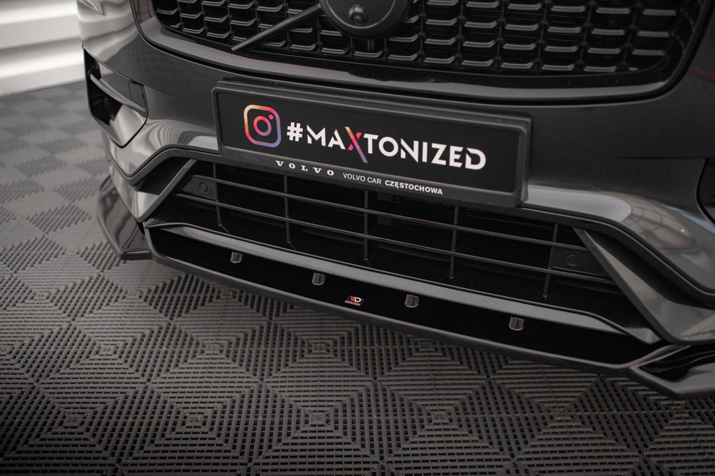 MAXTON DESIGN FRONT SPLITTER V.1 VOLVO XC90 R-DESIGN MK2 FACELIFT