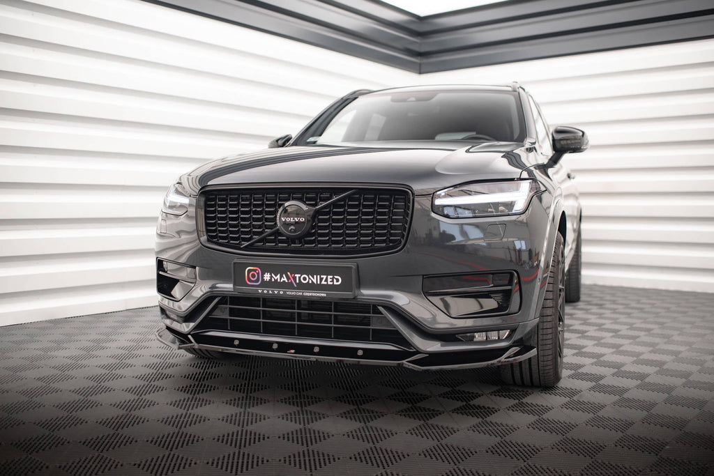 MAXTON DESIGN FRONT SPLITTER V.1 VOLVO XC90 R-DESIGN MK2 FACELIFT