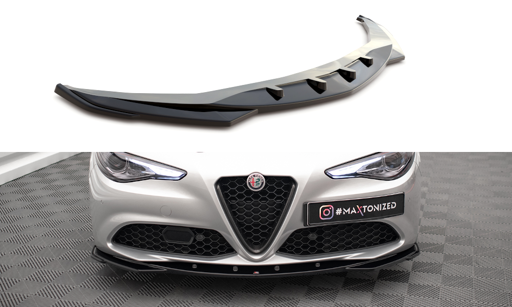 MAXTON DESIGN FRONT SPLITTER V.2 ALFA ROMEO GIULIA SPORT