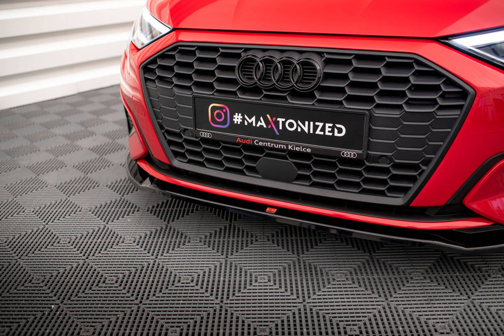 MAXTON DESIGN FRONT SPLITTER V.2 AUDI A3 8Y